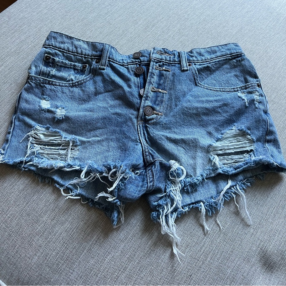Lucky Brand Mid Rise Jean Shorts